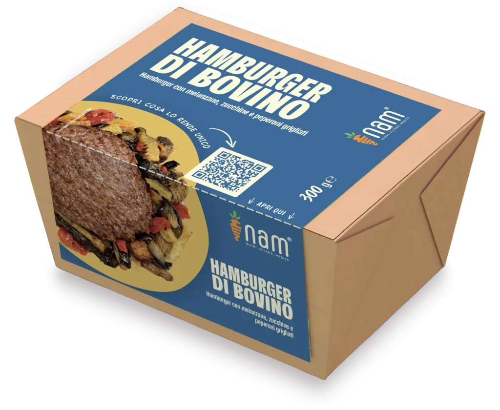 BOX NAM Hamburger di bovino