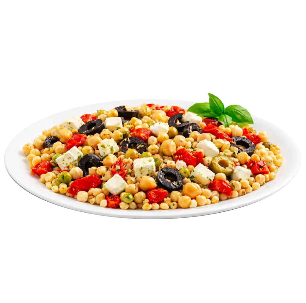Piatto NAM Fregola con feta