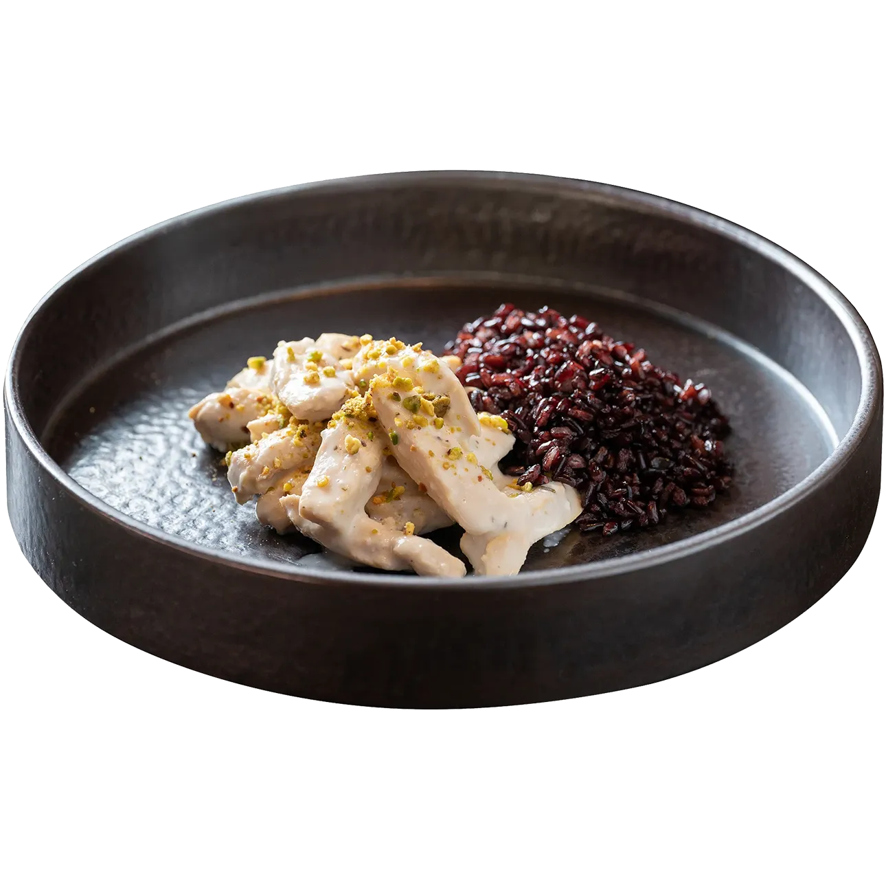 Piatto NAM Straccetti di Pollo con Yogurt e Riso Venere